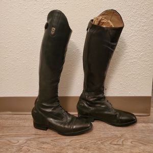 Ariat English Black Leather Field Boots